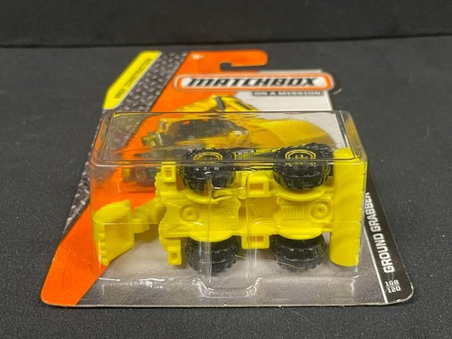 MATCHBOX MOC SEALED MBX 2014 CONSTRUCTION #108 GROUND GRABBER YELLOW - Picture 5 of 6
