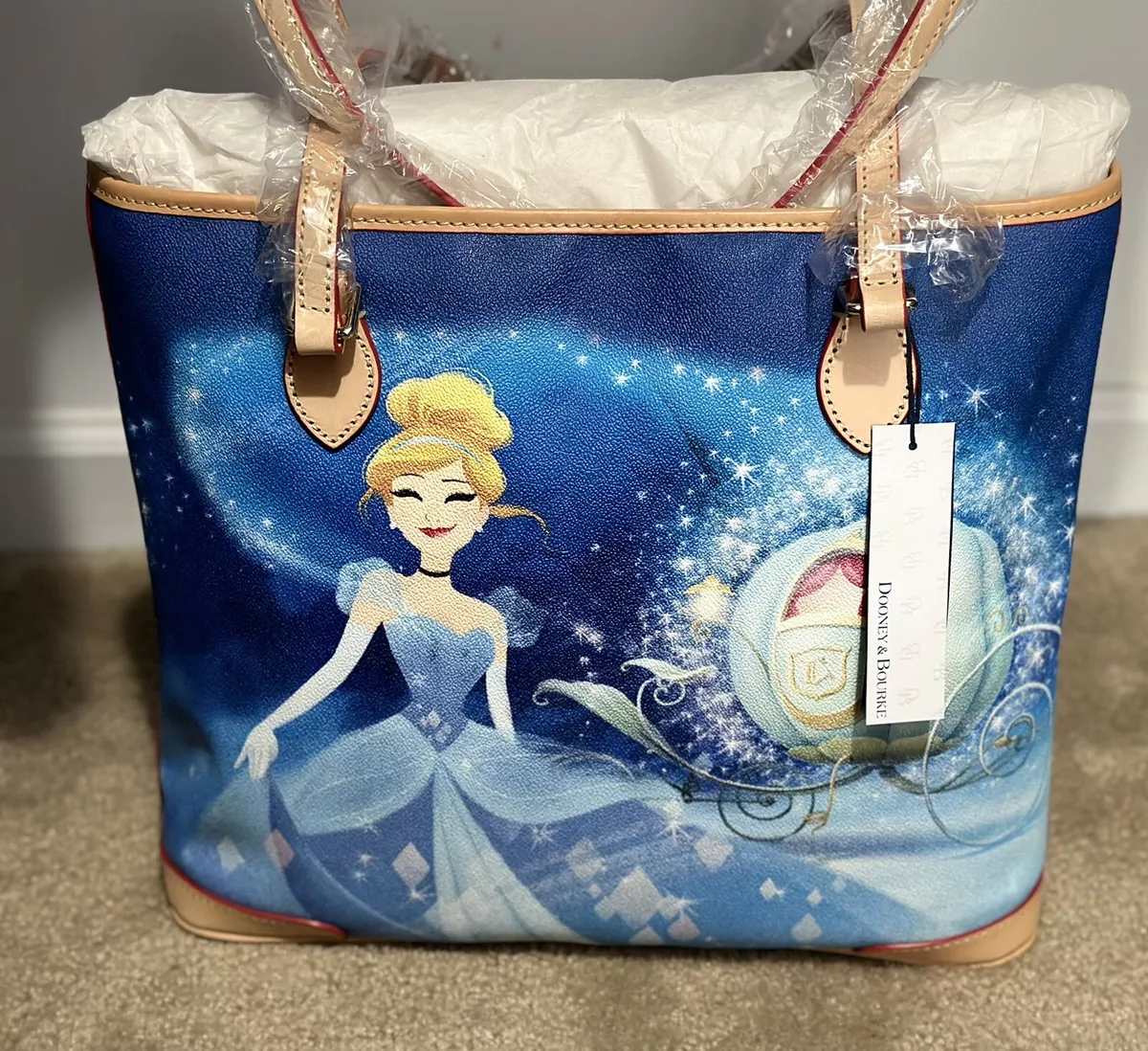 Disney Dooney Bourke Dream Big Princess Cinderella Tote 2018