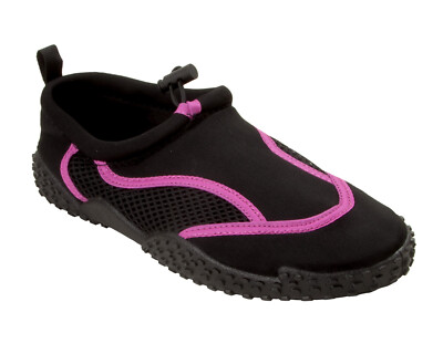 LADIES PINK AQUA SHOES SURF WETSUIT WATER SHOES SPORTS SWIMMING