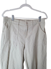 Girls' Mid-Rise Wide Leg Carpenter Jeans - art class Beige 16: Cotton Denim,