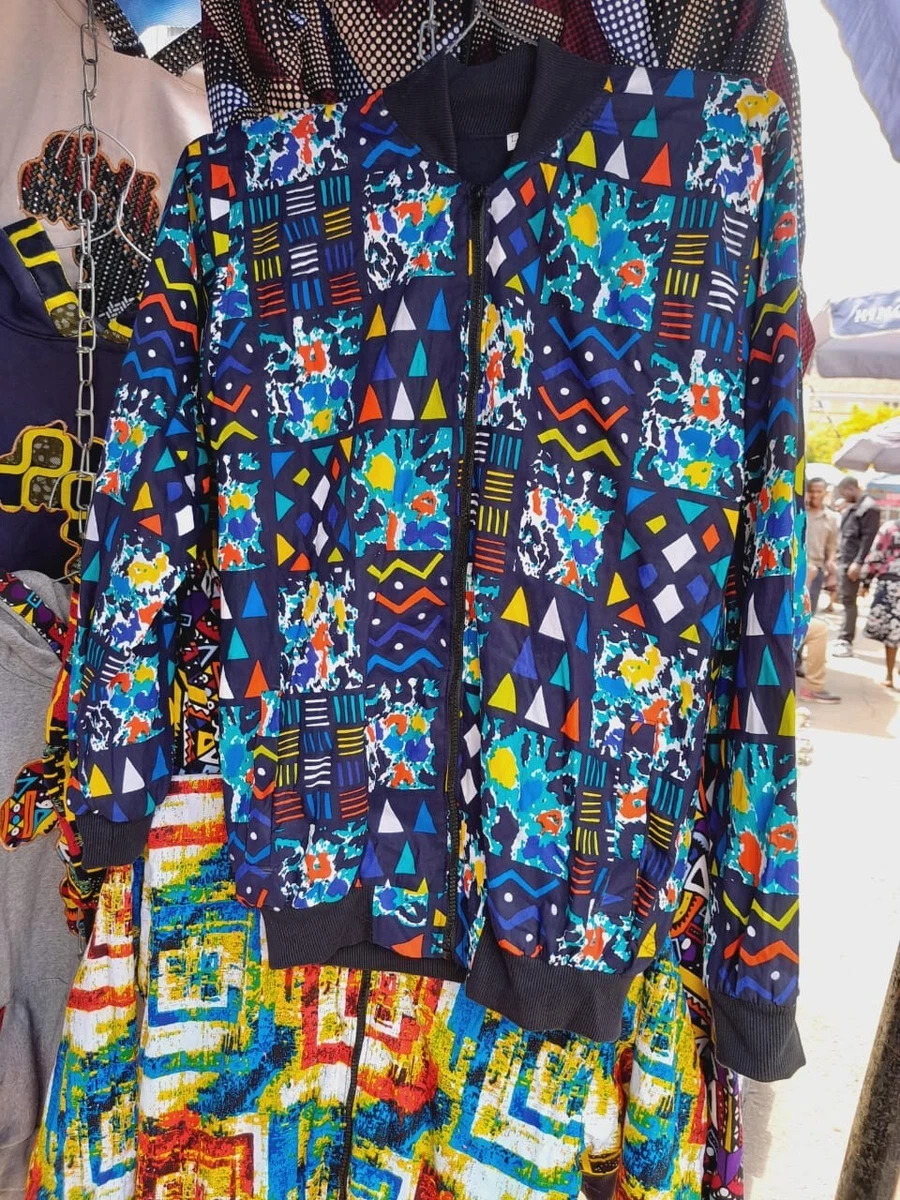 Kitenge bomber clearance jacket