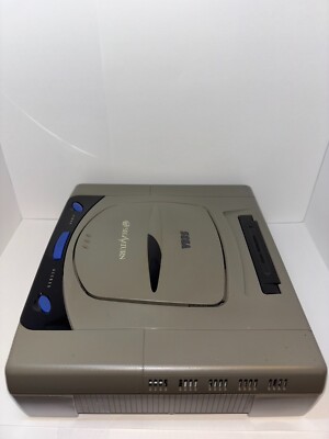 Sega Saturn Console Gray HST-0004 with 2 controllers Japanese