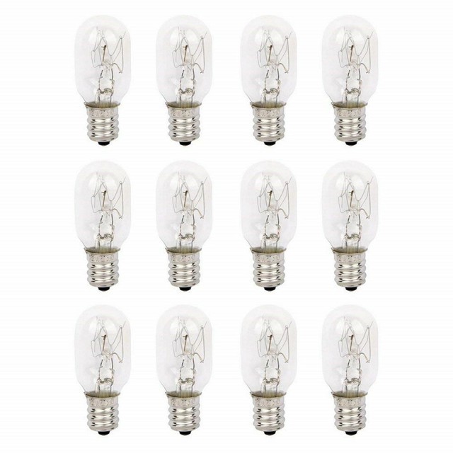 12 Pack 25 Watt Himalayan Salt Lamp Bulbs Original E12 Replacement 12 Pack 25 Watt Himalayan Salt Lamp Bulbs Original E12 Replacement Bulb Durable