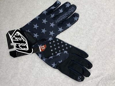 Troy Lee Design Extra Large Gloves TLD MX Motocross American Flag Black Stars