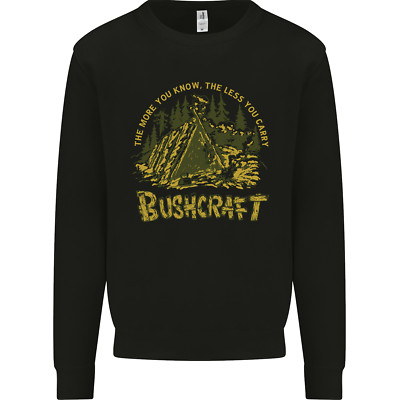 Bushcraft lustige Outdoor Persuits Camping Pfadfinder Kinder Sweatshirt Pullover