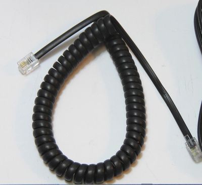 2x Hörerspiralkabel Hörerkabel Hörerschnur für AASTRA DeTeWe Mitel 6771 6773 