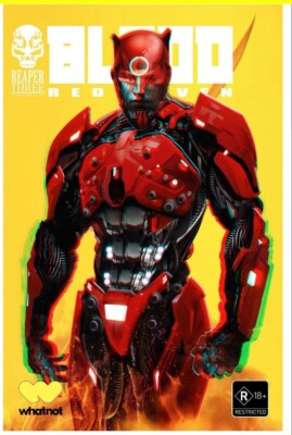 BLOOD RED RAVEN #3 3D COMIC WHATNOT EXCLUSIVE LTD 25 COPIES SUPER RARE 
