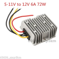 NEW Voltage Booster Power DC Converter Regulator 5V(5-11V) Step up to 12V 6A 72W