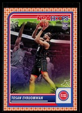 Tosan Evbuomwan 2023-24 Hoops Haunted Hoops Orange #133 RC Detroit Pistons