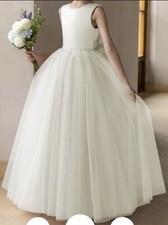 Lavetir Flower Girl Dress Off White Size 9