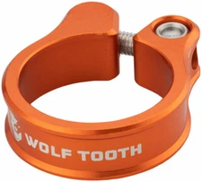 Wolf Tooth Components Seatpost Clamp - 28.6mm Orange