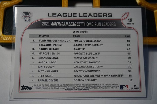 2022 Topps Series 1 Baseball - Base Set 1-250 *YOU PICK* - Picture 93 of 298