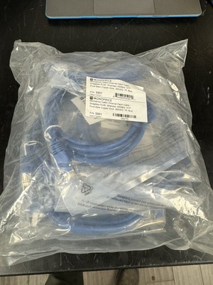 10 Pack Cat6A 7ft Monoprice 24352  Cable STP Double Shielded 26AWG Ethernet 