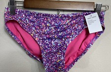 Nike Bikini Bottom Swim Swimming, purple Girls Sz L, NWT