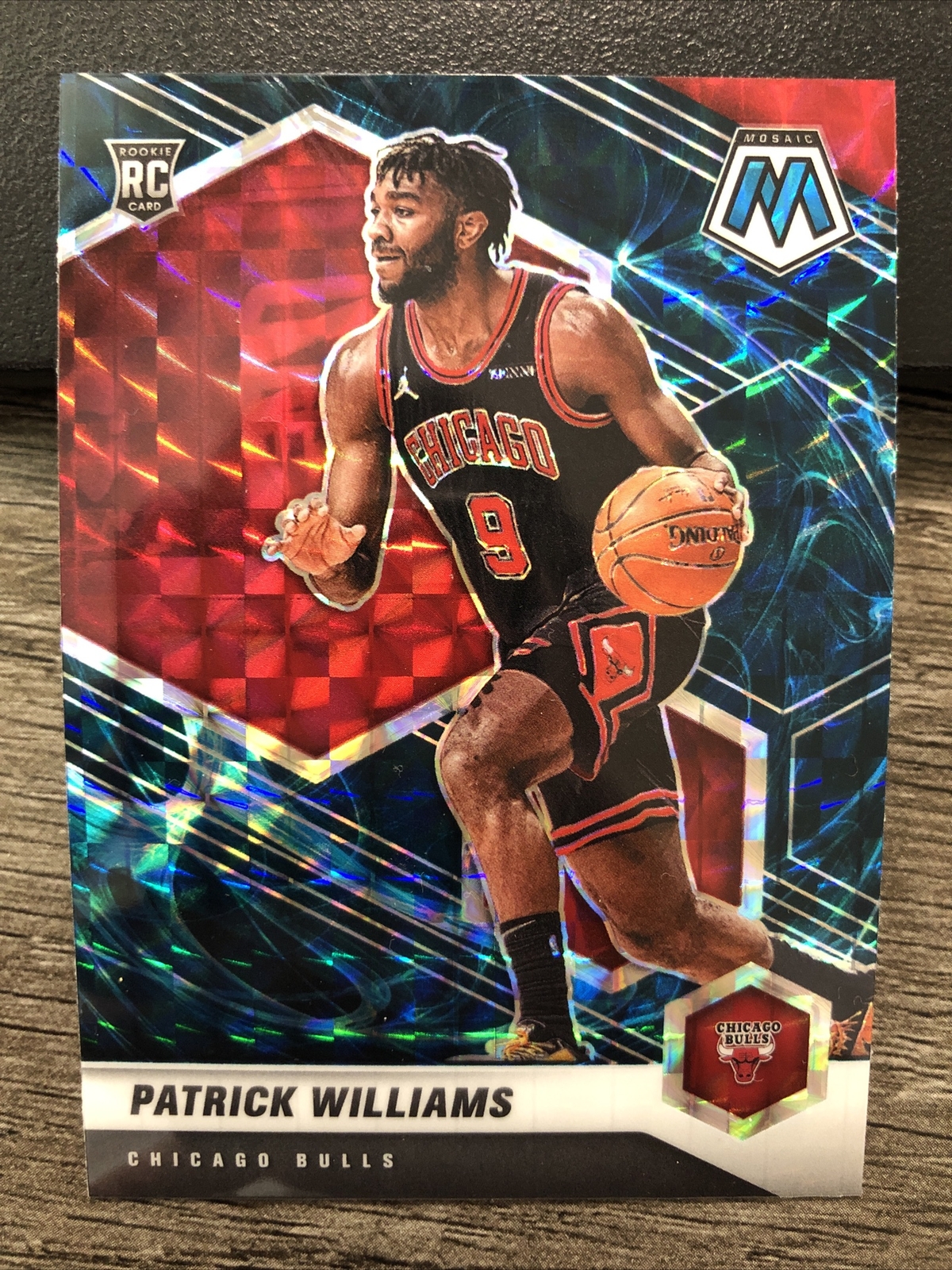 Patrick Williams 2020-21 Panini Mosaic Genesis Rookie Card #206 Chicago Bulls