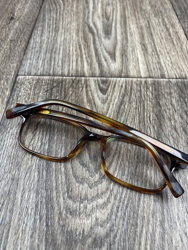 Warby Parker Eyeglasses Frames CRANE 280 Brown Tortoise Horn Rim 52-18-145 - Picture 9 of 9