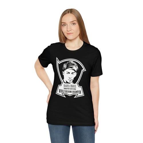 T-shirt Naoya Inoue, campione giapponese di boxe, maglietta unisex maniche corte - Foto 6 di 13
