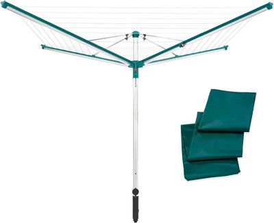 Leifheit Wäschespinne Linomatic 500 Deluxe Cover mit Leineneinzug