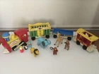 Fisher Price Vintage Play Family Little People Circus Train #991 - Complete Set