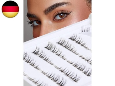 Cluster Lashes Wispy Cat Eye Half Lashes Natürlich aussehende Falsche Wimpern 