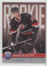2008-09 Upper Deck Be a Player Rookies /99 Brandon Sutter #182 6be