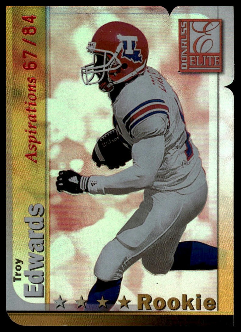 Troy Edwards Donruss Elite #174 Aspirations
