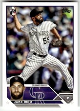 2023 Topps Update #US162 Jake Bird Colorado Rockies RC Baseball Rookie Card