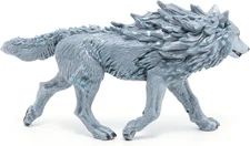 -Hand-Painted - Figurine -Medieval-Fantasy -Ice Wolf -36033 - Collectible - for 