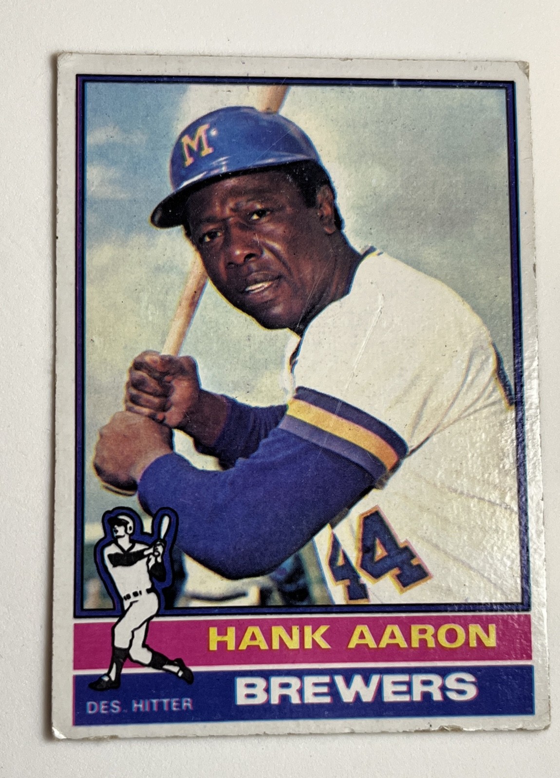 1976 Topps - Hank Aaron #550