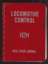 EMD GM GP35 Static Diesel-Electric Locomotive Control Handbook 3 1964