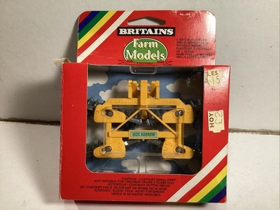 Vintage Britains 9553 Scheibenegge Farmfahrzeuge sehr fast neuwertig in OVP
