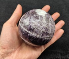 Large Dream Amethyst Sphere Purple Crystal ball 82mm