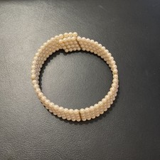Elegant Four-Strand Faux Pearl Choker Necklace