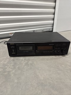 Onkyo TA R410 Stereo Cassette Tape Deck R1 Tested Works
