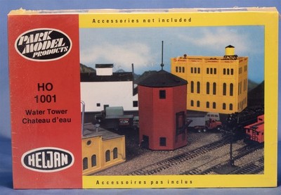 HO Vintage Heljan Water Tower Kit #1001 10x10x15.5cm-Sealed Box