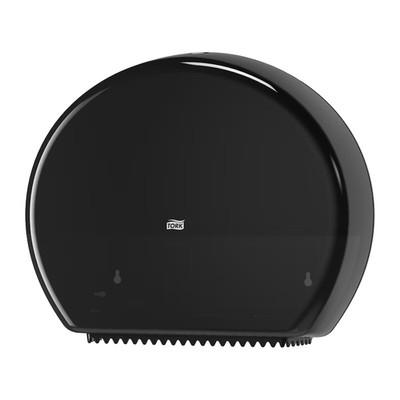 TORK Bath Tissue Dispenser Black Mini Jumbo Roll Model 554028A