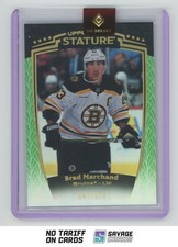 2024-25 Upper Deck Stature Green Brad Marchand /375 #17 Boston Bruins
