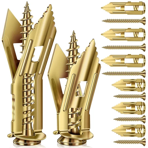 160 Pcs Self Drilling Drywall Anchors with Screws, 2Sizes 80 Sheetrock...