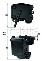 Mahle Kraftstofffilter FüR CitroËN Fiat Ford Mazda Mini Peugeot Santana Suzuki