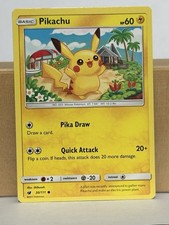 Pikachu 30/111. Sun & Moon Crimson Invasion. Non-holo. on eBay
