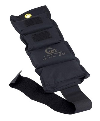 5 lb. Black Econocuff Wrist Ankle Weight for Therapy Exercise 1 Piece Single