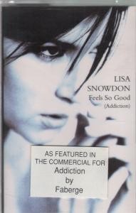 Lisa Snowdon Feels So Good Addiction cassette UK Reaktor 1995 WITH FABERGE INFO