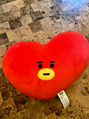 BT21 TATA (BTS) heart-shaped plush pillow by MINISO. | eBay