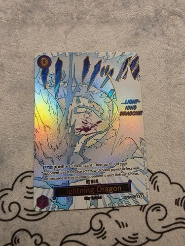 One Piece CCG Lightning Dragon Manga OP15-077 R Adventure on KAMI's Island