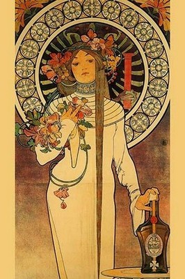 Trappistine Liquors Alphonse Mucha Poster Print