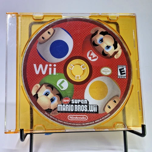 New Super Mario Bros Wii Nintendo Wii Game Disc Only Tested Authentic Clean