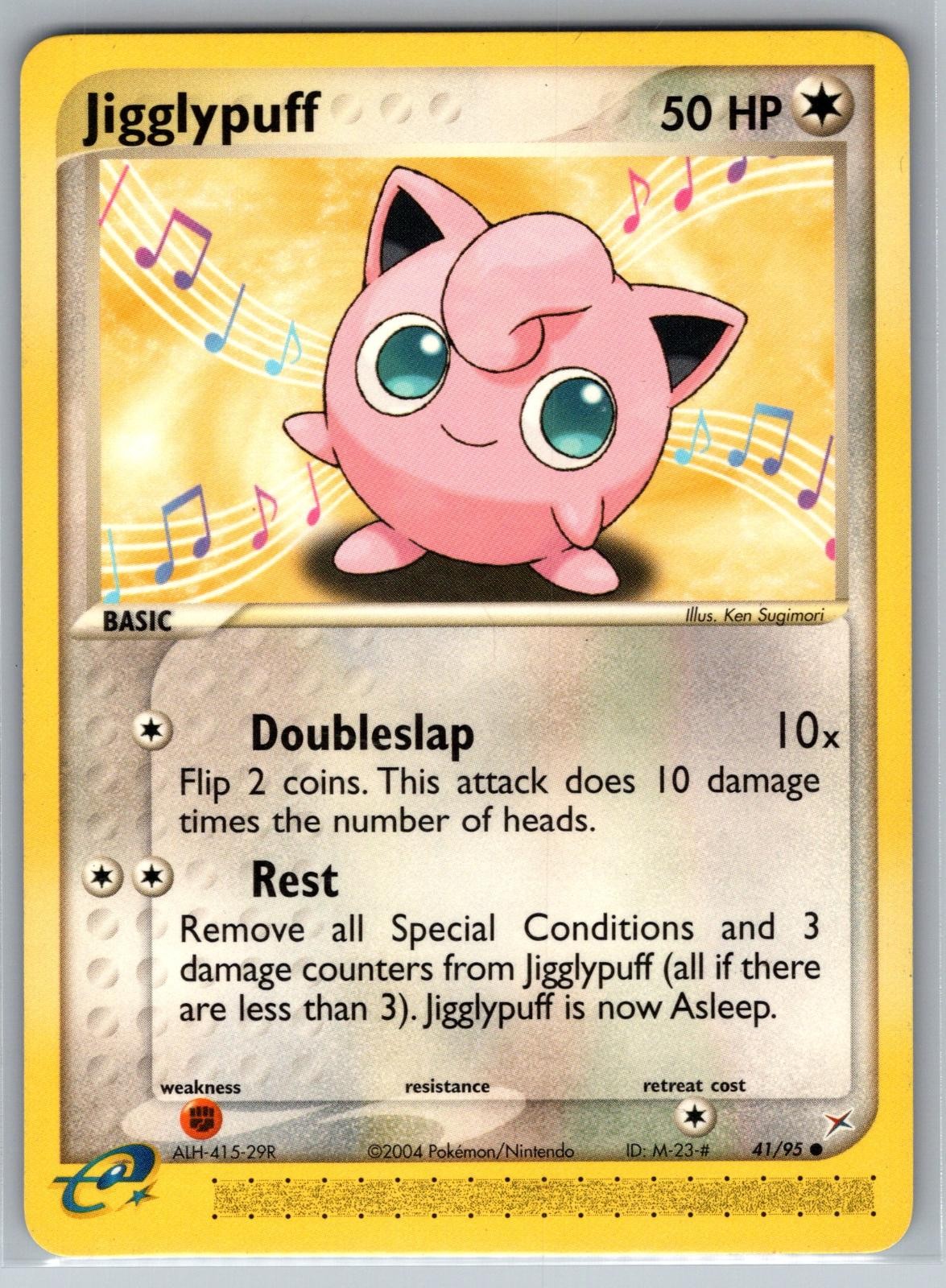 Jigglypuff 41/95 Common Team Magma vs Team Aqua Pokemon Lightly Played