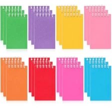  24 Pack Small Pocket Notebook Mini Notebooks Bulk Small Spiral Multicolor