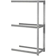 Global Industrial Expandable Add-On Rack 36x24x84 3 Levels No Deck 1500lb Cap