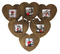 Love Galerie Bilderrahmen In Kupfer FüR 6 Fotos In 10X10 Cm Foto Collage